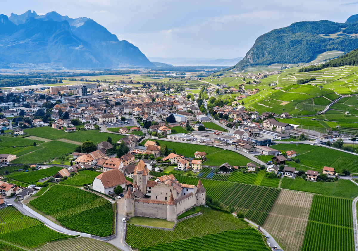 View of Aigle